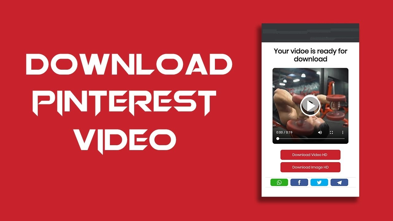 Pinterest Video Downloader